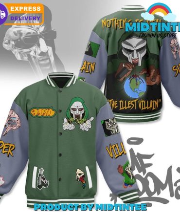 Mf Doom The Illest Villain Baseball Jacket