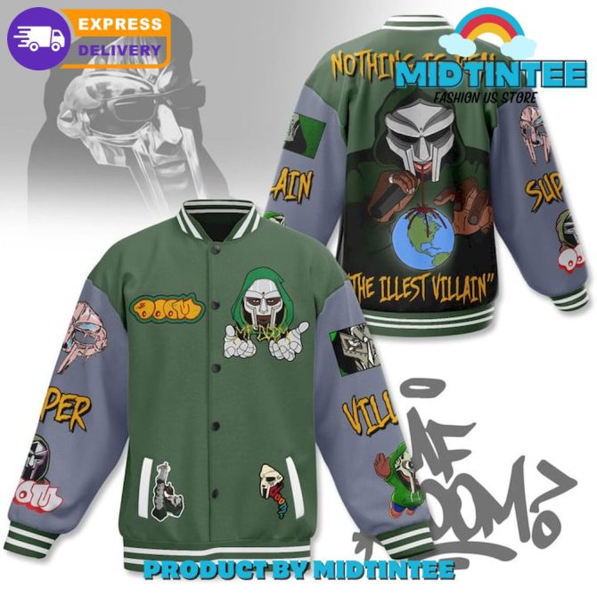 Mf Doom The Illest Villain Baseball Jacket