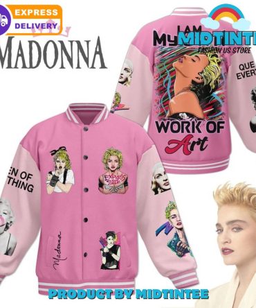 Madonna I Am My Own Work Of Art Baseball Jacket