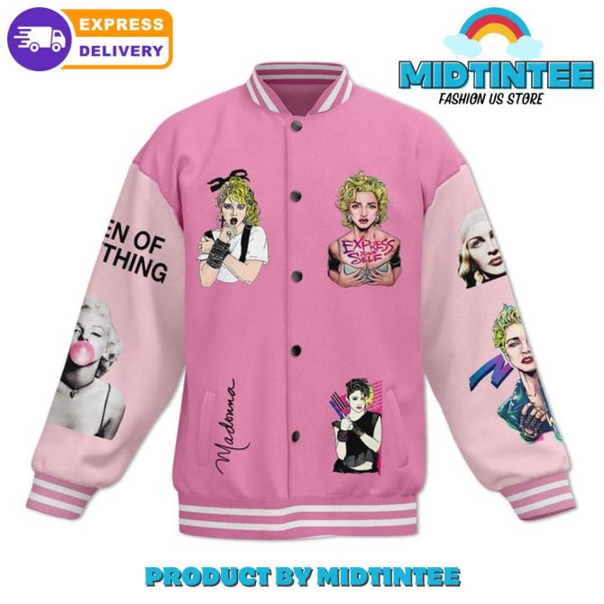 Madonna I Am My Own Work Of Art Baseball Jacket - Image 2