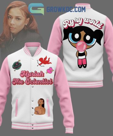 Limited Edition Pink Varsity Jacket - Cute Cartoon & Graphic Design