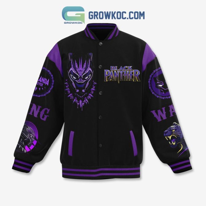 Black Panther Varsity Jacket - Wakanda Forever Tribute , Stylish & Comfortable - Image 2