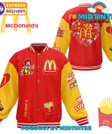McDonalds Im Lovin It Baseball Jacket