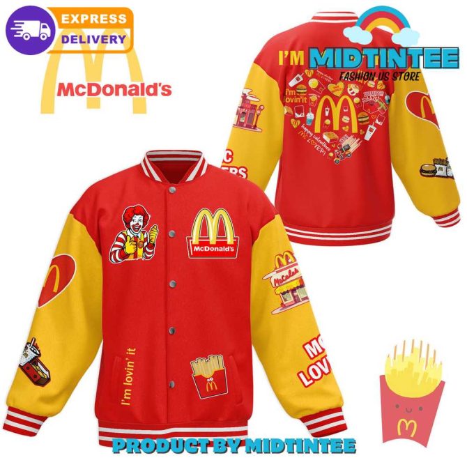 McDonalds Im Lovin It Baseball Jacket