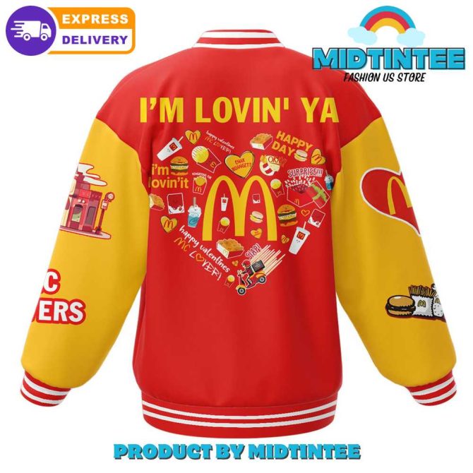 McDonalds Im Lovin It Baseball Jacket - Image 3