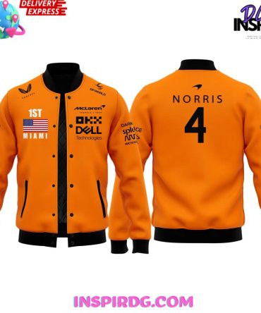 Mclaren Fomula Lando Norris Baseball Jacket Limited Edition