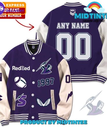 Melbourne Storm Nrl Rugby Baseball Jacket