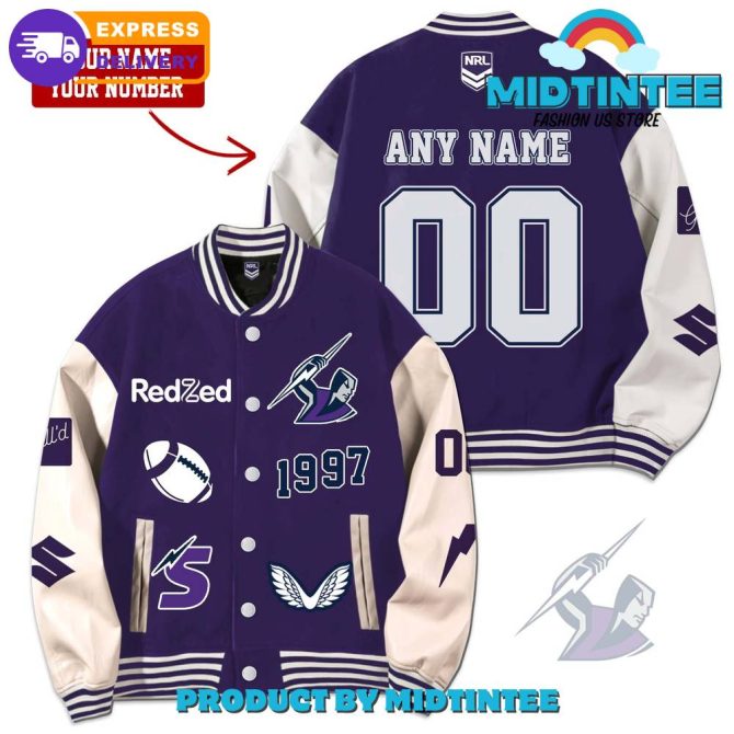 Melbourne Storm Nrl Rugby Baseball Jacket