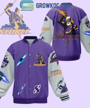 Melbourne Storm Varsity Jacket - Limited Edition, Stylish & Warm Fan Gear