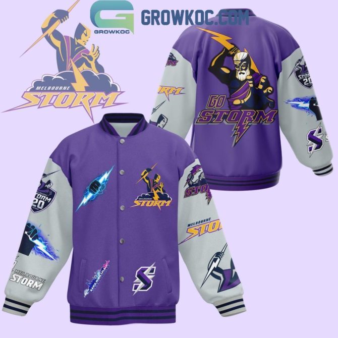 Melbourne Storm Varsity Jacket - Limited Edition, Stylish & Warm Fan Gear