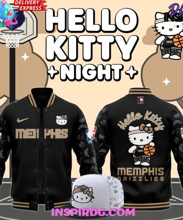 Memphis Grizzlies X Hello Kitty Night Limited Varsity Jacket