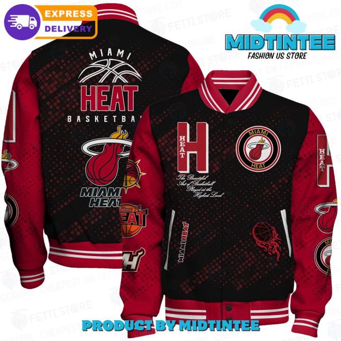 Miami Heat Varsity Jacket – Stylish Nba Fan Gear With Express Delivery