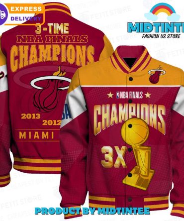 Miami 3X Nba Finals Champions Jacket - Celebrate In Style With Express Delivery