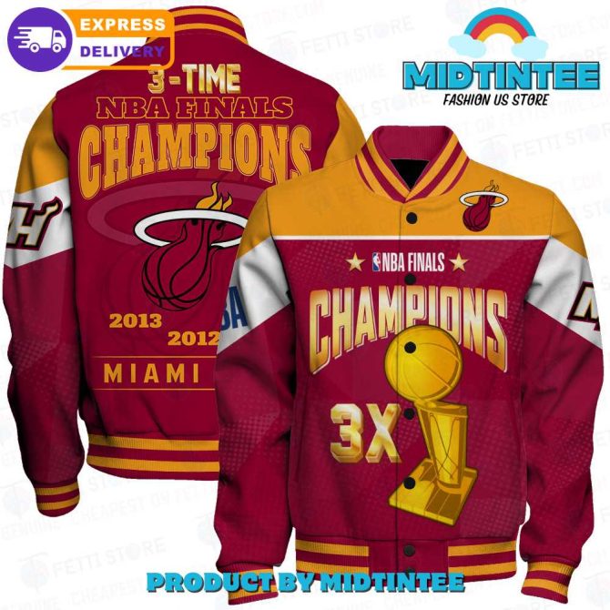 Miami 3X Nba Finals Champions Jacket - Celebrate In Style With Express Delivery
