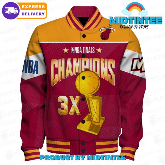 Miami 3X Nba Finals Champions Jacket - Celebrate In Style With Express Delivery - Image 2