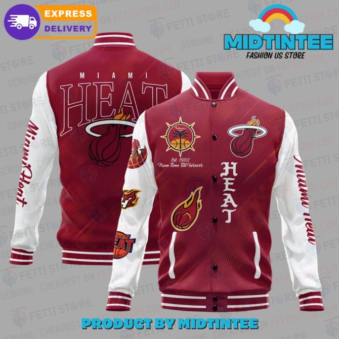 Miami Heat Varsity Jacket - Stylish Fan Apparel With Express Delivery