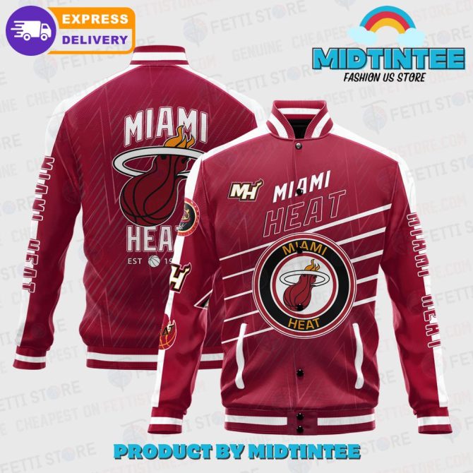 Miami Heat Red Varsity Jacket – Stylish Fan Apparel With Fast Shipping