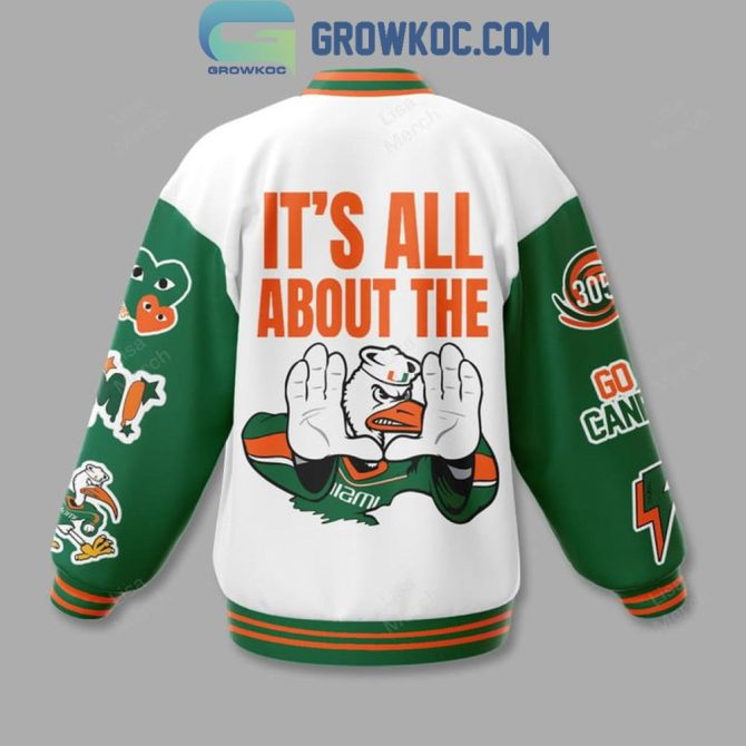 Miami Hurricanes Varsity Jacket - Iconic College Style, Show Your Team Spirit! - Image 3