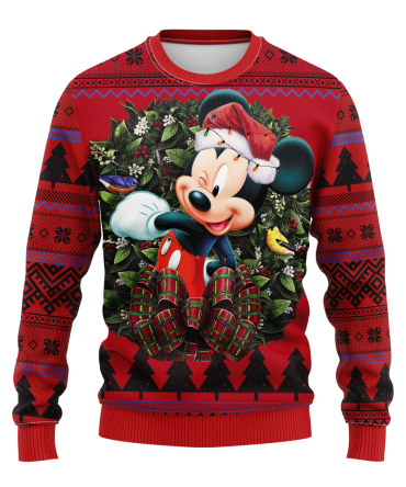 Festive Disney Holiday Sweater - Mickey Mouse Christmas Design For Cozy Winter Cheer