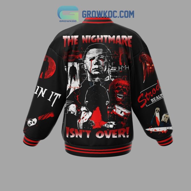 Michael Myers Horror Varsity Jacket - Halloween Edition, Iconic Design, Perfect For Fans! - Image 2