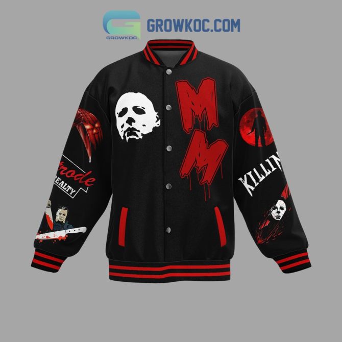 Michael Myers Horror Varsity Jacket - Halloween Edition, Iconic Design, Perfect For Fans! - Image 3