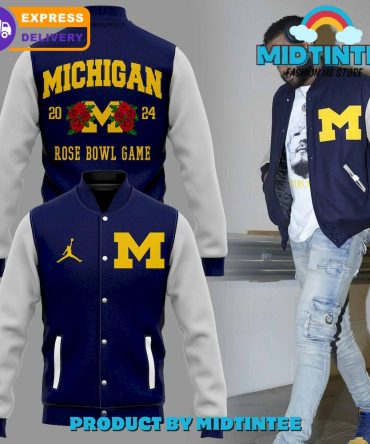 Michigan Rose Bowl 2024 Varsity Jacket - Premium Quality, Fast Shipping!