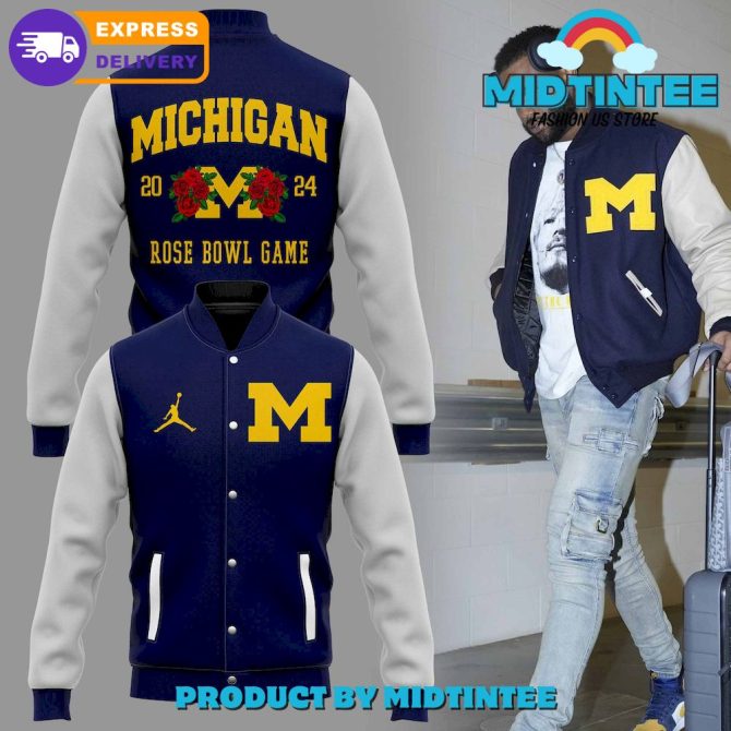 Michigan Rose Bowl 2024 Varsity Jacket - Premium Quality, Fast Shipping!