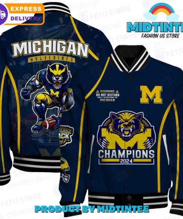 Michigan Wolverines 2024 Champions Jacket - Limited Edition Varsity Style , Fast Shipping!