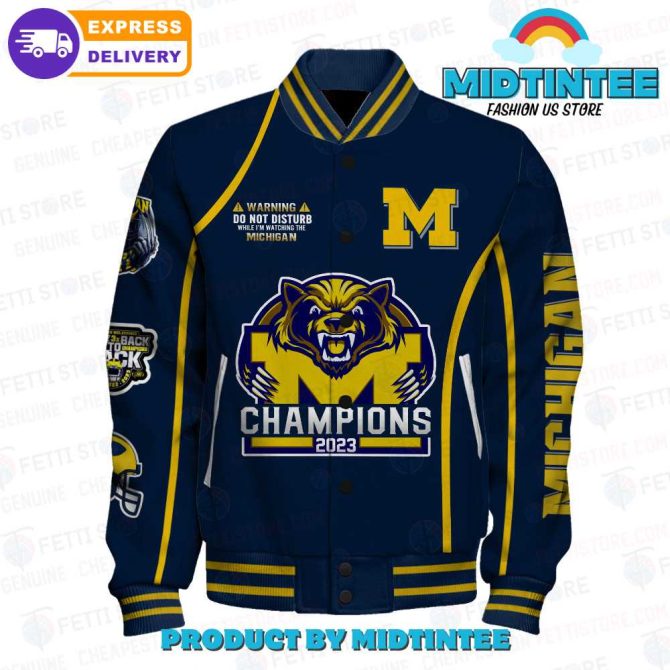 Michigan Wolverines 2024 Champions Jacket - Limited Edition Varsity Style , Fast Shipping! - Image 2