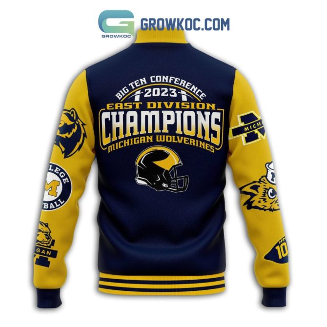 Custom Michigan Wolverines 2023 Champions Varsity Jacket – Go Blue Spirit Wear! - Image 2