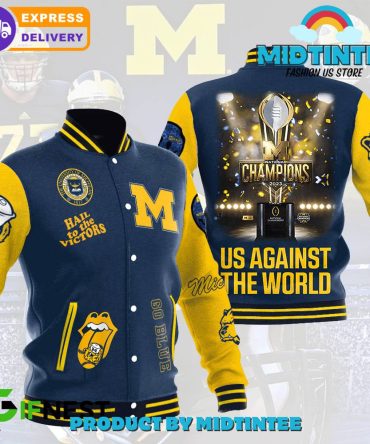 Champions 2023 Michigan Varsity Jacket , Us Against The World , Fast Delivery