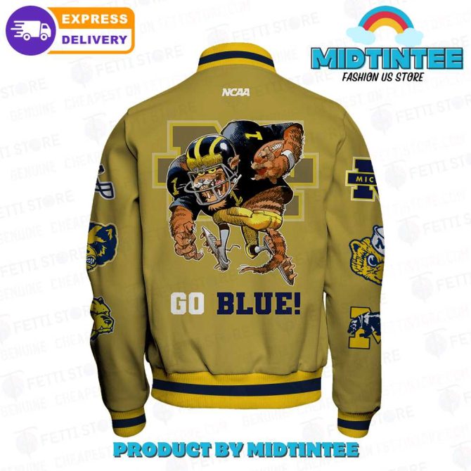 Michigan Wolverines Varsity Jacket - Bold Design & Fast Delivery! - Image 3