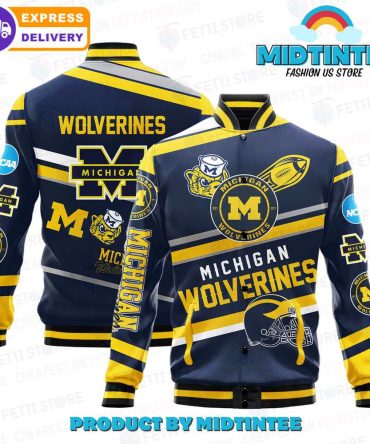 Michigan Wolverines Varsity Jacket - Stylish Ncaa Team Apparel With Fast Delivery