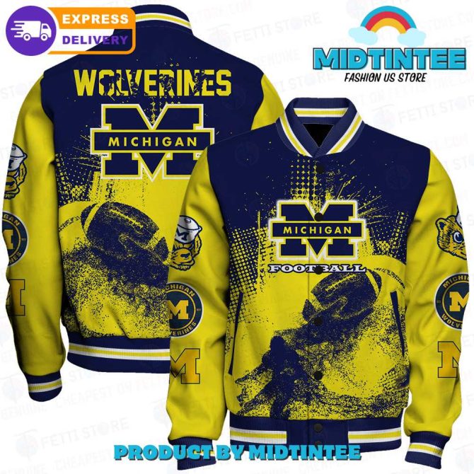 Michigan Wolverines Varsity Jacket – Bold Design, Fast Shipping!