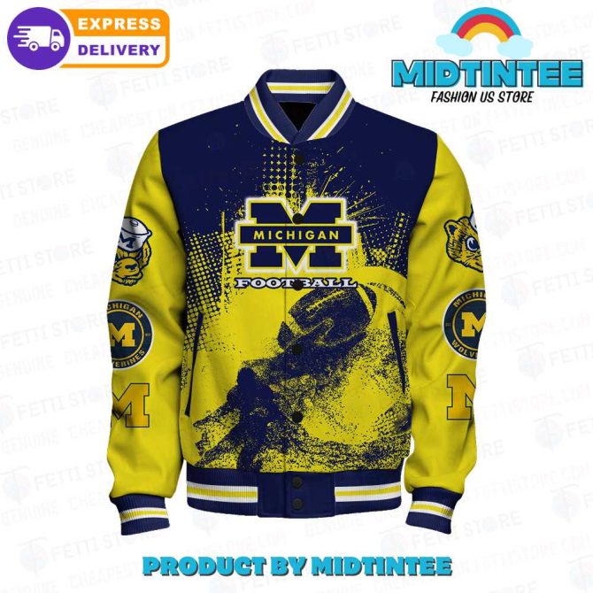 Michigan Wolverines Varsity Jacket – Bold Design, Fast Shipping! - Image 2