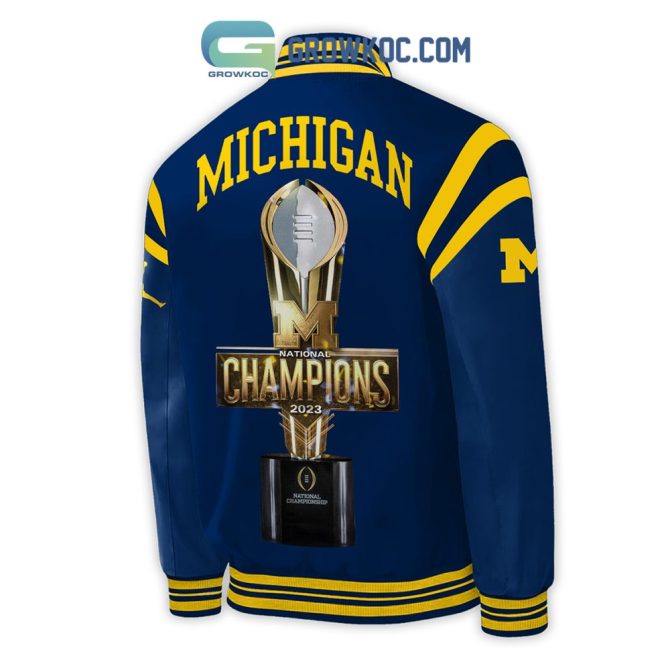 Limited Edition Michigan 2023 National Champions Jacket – Celebrate Victory In Style!