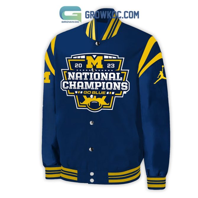 Limited Edition Michigan 2023 National Champions Jacket – Celebrate Victory In Style! - Image 2