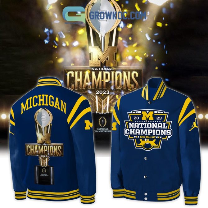 Limited Edition Michigan 2023 National Champions Jacket – Celebrate Victory In Style! - Image 3