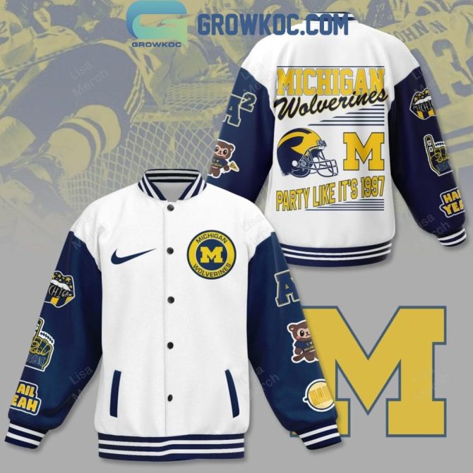 Michigan Wolverines Varsity Jacket - Retro Style, Perfect Gift For Fans!