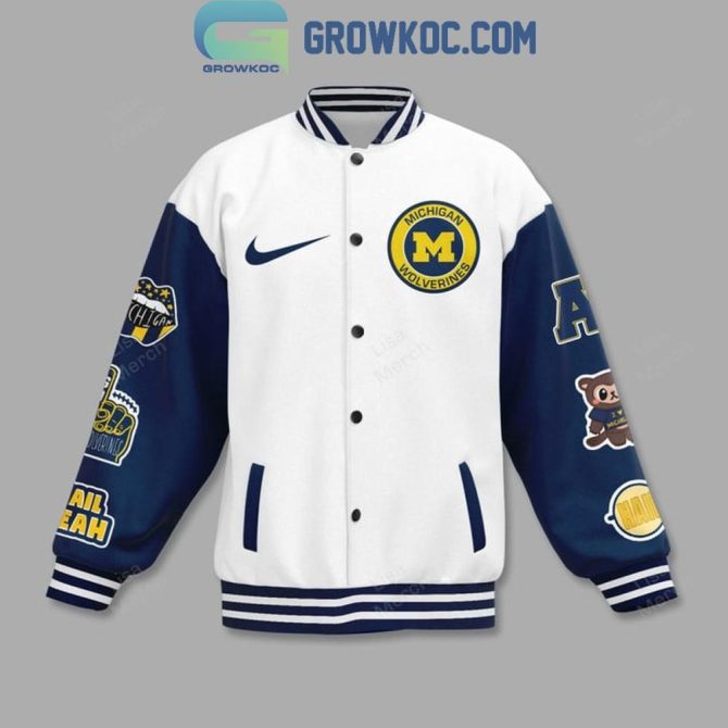 Michigan Wolverines Varsity Jacket - Retro Style, Perfect Gift For Fans! - Image 2