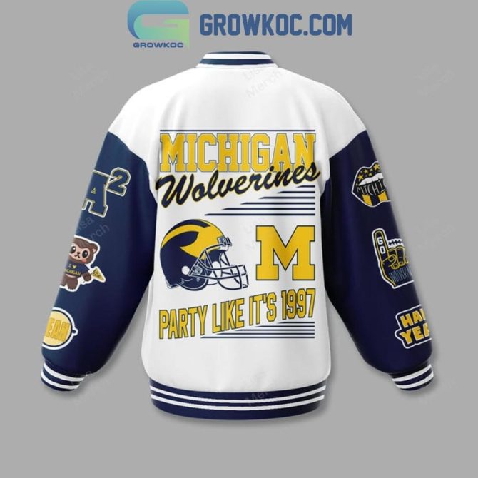 Michigan Wolverines Varsity Jacket - Retro Style, Perfect Gift For Fans! - Image 3