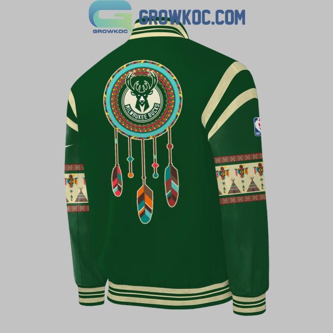 Milwaukee Bucks Native American Heritage Night Jacket - Limited Edition - Image 3