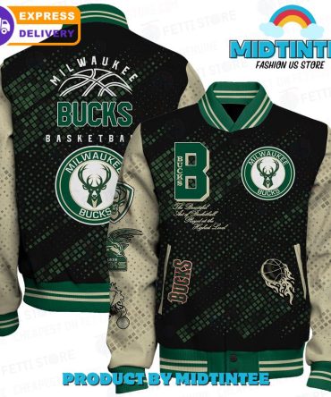 Milwaukee Bucks Varsity Jacket - Stylish Basketball Fan Gear , Fast Shipping