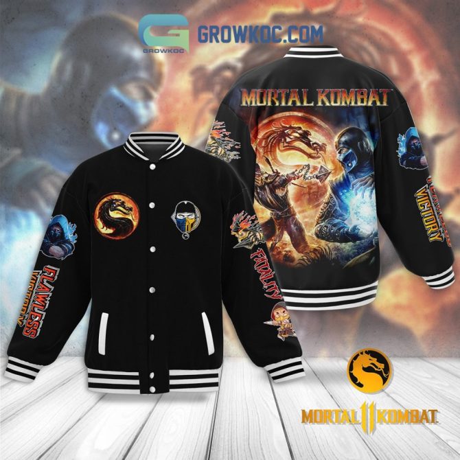 Mortal Kombat Varsity Jacket – Iconic Game Artwork, Unisex, Limited Edition