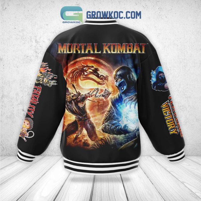 Mortal Kombat Varsity Jacket – Iconic Game Artwork, Unisex, Limited Edition - Image 3