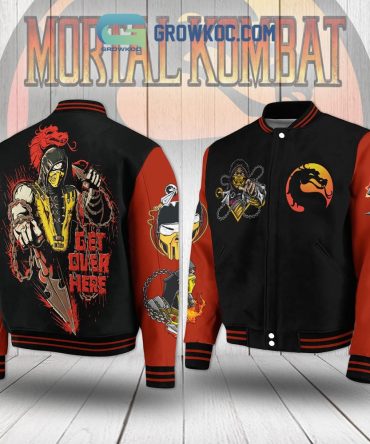 Mortal Kombat Scorpion Varsity Jacket - Ultimate Fan Gear With Iconic Design