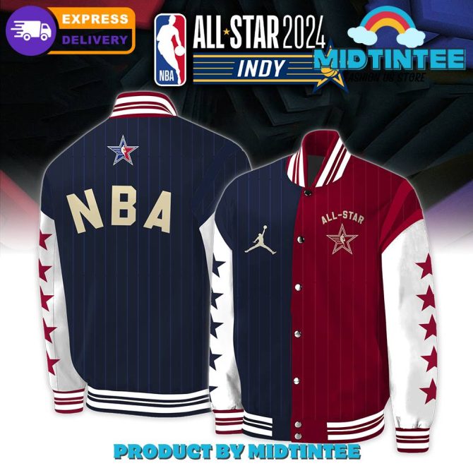 Nba All-Star 2024 Jacket – Limited Edition, Fast Shipping, Unisex Varsity Style