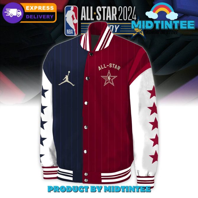 Nba All-Star 2024 Jacket – Limited Edition, Fast Shipping, Unisex Varsity Style - Image 2