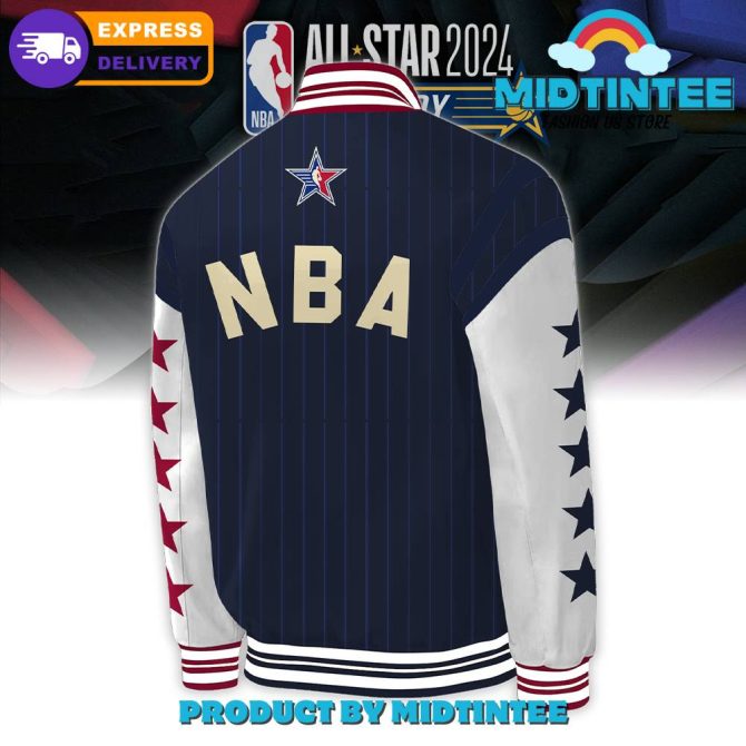 Nba All-Star 2024 Jacket – Limited Edition, Fast Shipping, Unisex Varsity Style - Image 3
