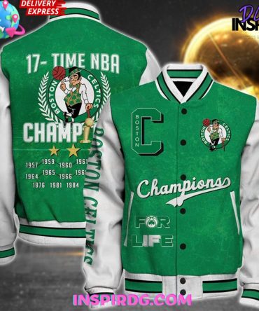 Nba Boston Celtics 17X Champions Varsity Jacket